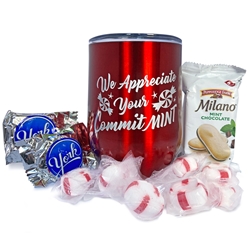 "We Appreciate Your Committ-MINT" Mint Variety Goblet Gift Set  Mint Gift Set, Wine Tumbler Gift Set, Employee Appreciation, Care Package, Recognition, Holiday, Wine Tumbler, Goblet, 11 oz wine goblet, wine holder, wine tumbler, Stainless Steel Wine Holder, 10 oz tumbler, Imprinted Tumblers, Stainless Steel Tumblers, Care Promotions, 