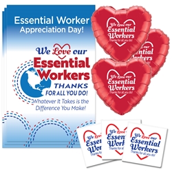 "We Love Our Essential Workers, Thanks For All You Do!" Theme Celebration Pack  Essential Workers theme decoration pack,  Essential Workers, theme Party Pack,  Essential Staff Celebration Pack, Essential Workers Appreciation, Week, Staff, theme Celebration Pack