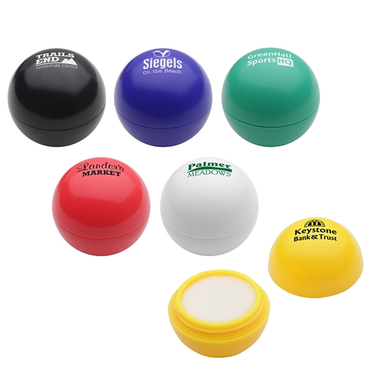 Customized Well Rounded Lip Balm Ball | Care Promotions