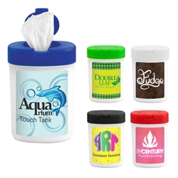 Wet Wipe Container Wet Wipe Container, Wet, Wipe, Container, Box, Imprinted, Personalized, Promotional, with name on it, giveaway,