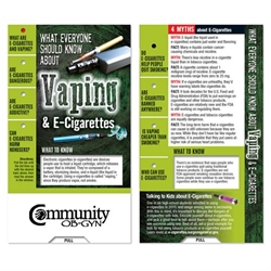 What Everyone Should Know About Vaping & E-Cigarettes Mini Slideguide Vaping Awareness, E-Cigarettes, Dangers of Vaping, Vaping Prevention, Slideguide
