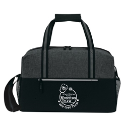 "When it Comes To Our Nursing Team...We Got This!" Classic Weekend Duffle  Nursing Theme, 19" Sport, Deluxe, Duffle, Promotional, Imprinted, Polyester, Travel, Custom, Personalized, Bag 