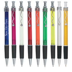 Wired Pen Wired Pen, Pen, Wired, PensBallpoint, Plastic, Imprinted, Personalized, Promotional, with name on it, giveaway, black ink, 