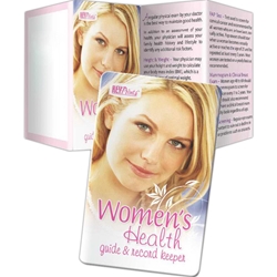 Womens Health Guide and Record Keeper Key Points Womens Health Guide and Record Keeper Key Points, Pocket Pal,Record, Keeper, Key, Points, Imprinted, Personalized, Promotional, with name on it, giveaway,  BetterLifeLine, BetterLife, Education, Educational, information, Informational, Wellness, Guide, Brochure, Paper, Low-cost, Low-Price, Cheap, Instruction, Instructional, Booklet, Small, Reference, Interactive, Learn, Learning, Read, Reading, Health, Well-Being, Living, Awareness, KeyPoint, Wallet, Credit card, Card, Mini, Foldable, Accordion, Compact, Pocket, Cancer, Women, Woman, Female, Fitness, Gynecology, OB/GYN