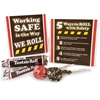 "Working Safe Is The Way We Roll" Tootsie Roll & Tootsie Pop Mini Care Package Safety, Incentive, Treat, Safety Candy Treat, Safety Reminder Treat, Tootsie Roll, Tootsie Pop, Kit, Pack, 