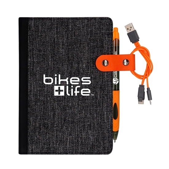 X Line Pen & Cable Snap Notebook - TEC107