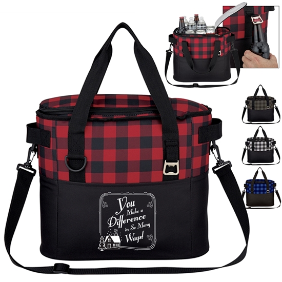 "You Make A Difference In So Many Ways" Northwoods Cooler Bag  - HOL130