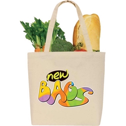 eGreen All Purpose Cotton Tote All Purpose, Cotton, Grocery bag, Giveaway, Budget Friendly, Economical, Cheap, Promotional, Events, Trade Show Bags, Health Fair, Imprinted, Tote, eGREEN, Eco-Friendly, Supermarket, Reusable 