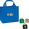 eGreen Grocery Jumbo Tote Grocery bag, Giveaway, Budget Friendly, Economical, Cheap, Promotional, Events, Trade Show Bags, Health Fair, Non Woven, Polypropylene, All Purpose, Imprinted, Tote, eGREEN, Eco-Friendly, Supermarket, Reusable, 