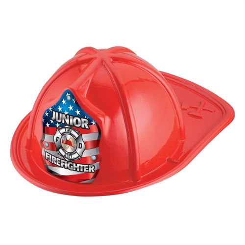 Kids Plastic Junior Firefighter Hat | Care Promotions