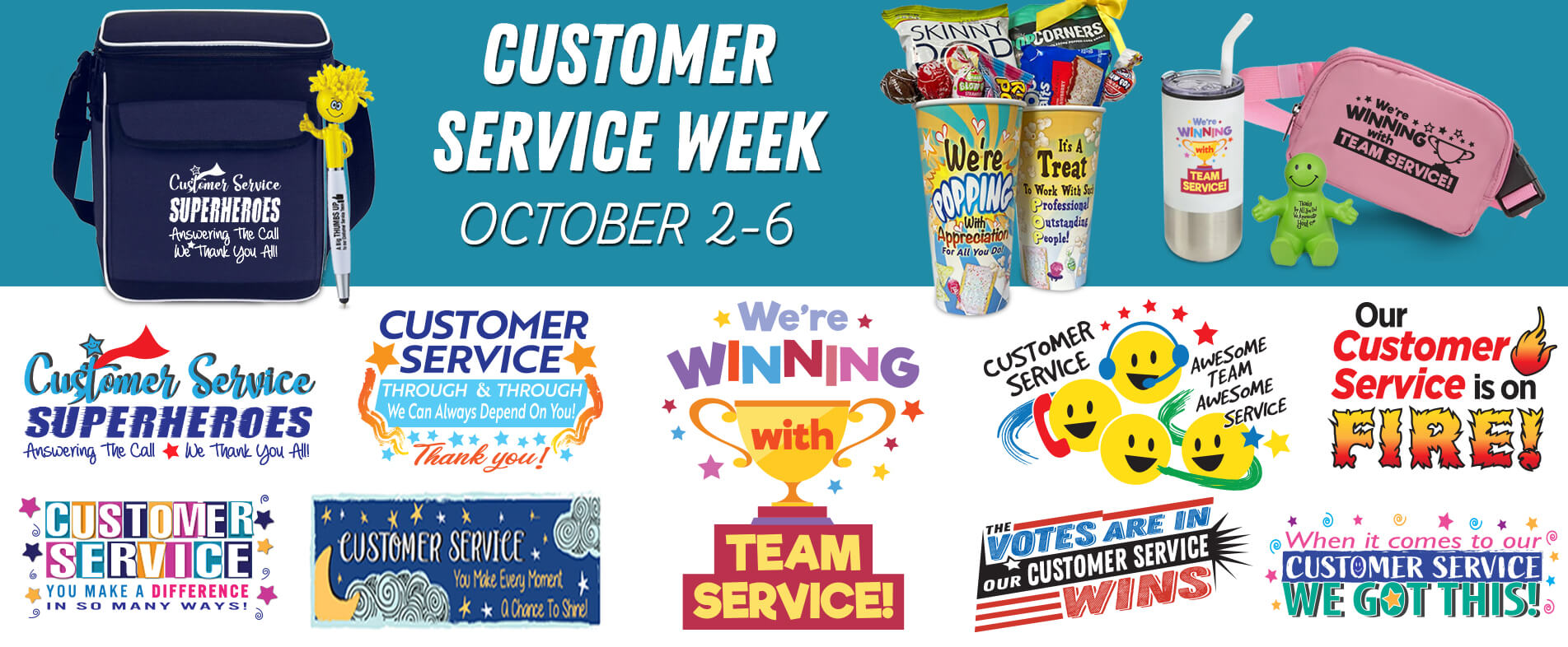 Customer Service Week Appreciation Themes 2023 | Care Promotions