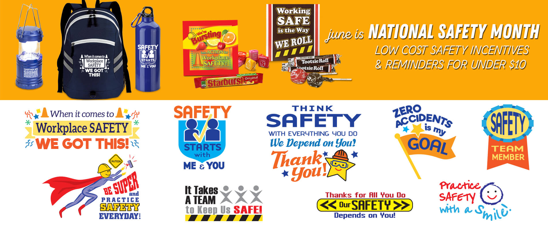 Workplace Safety Gifts | Safety Promotional Items | Care Promotions