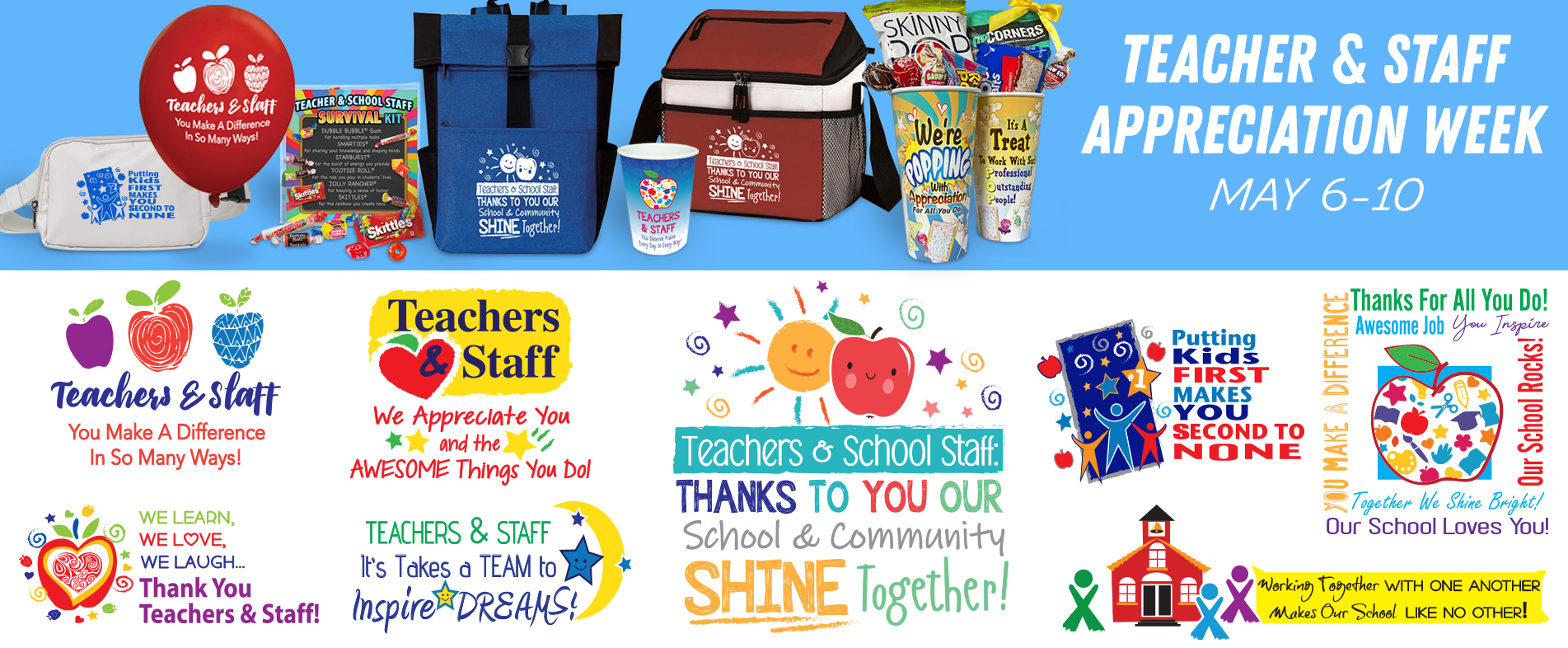 National Teachers and Staff Appreciation Week 2024| Teacher Gifts | Care Promotions