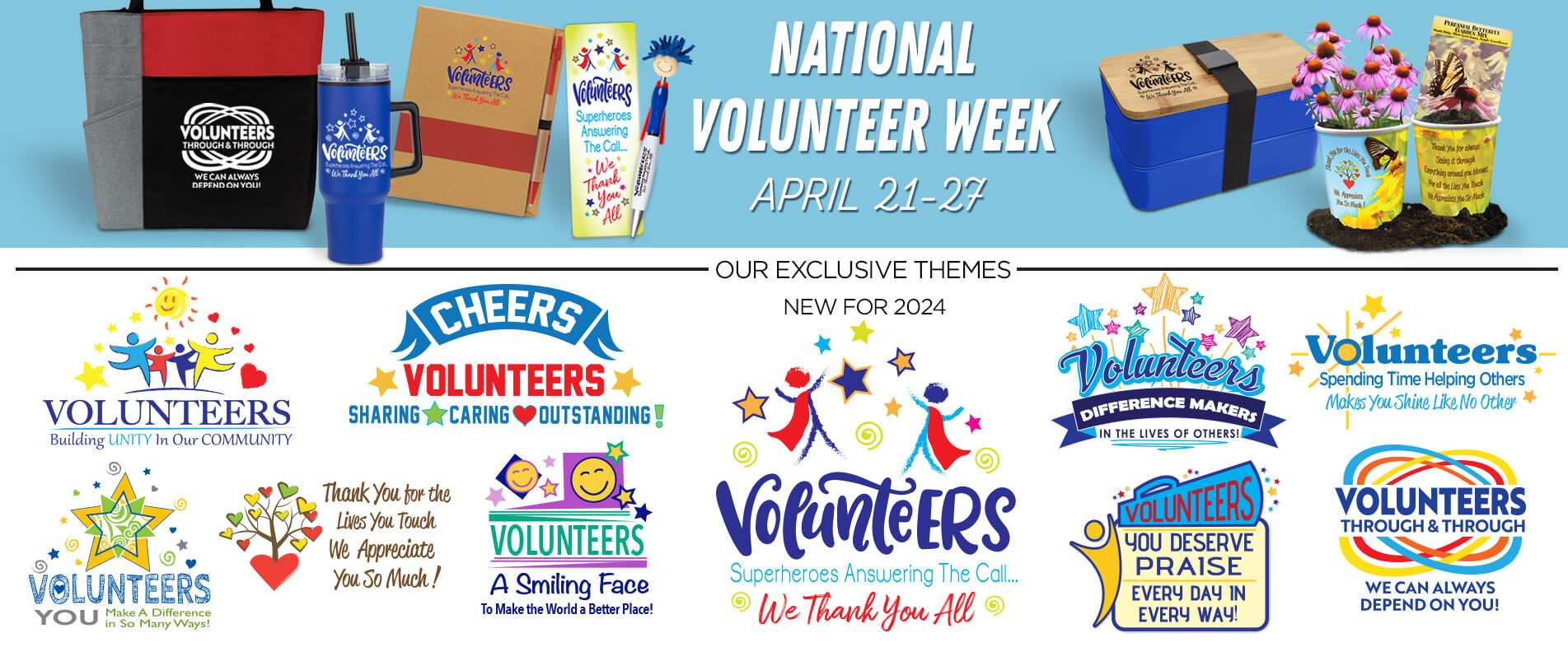 National Volunteer Week 2024 Themes