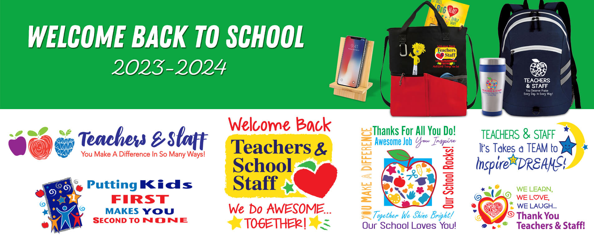 National Teachers and Staff Appreciation Week 2023| Teacher Gifts | Care Promotions